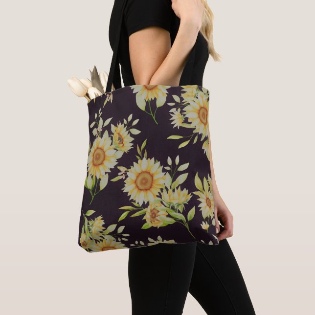 Bolsa Tote Adorável girassol (Close Up)