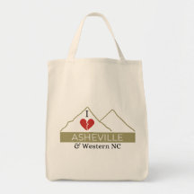 Adoro Asheville e Western NC Tote Bag