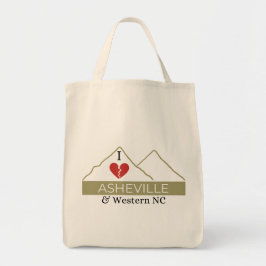 Bolsa Tote Adoro Asheville e Western NC Tote Bag