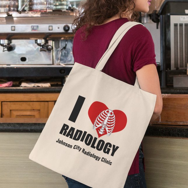 Bolsa Tote Adoro Clínica Radiológica Personalizada Radiológic (Criador carregado)
