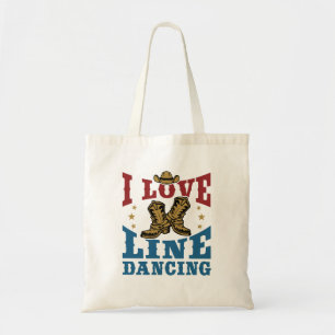 Bolsa Tote Adoro dança de linha