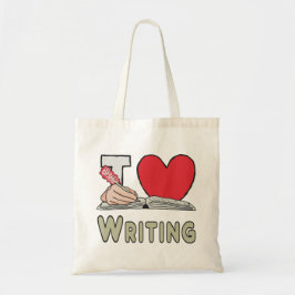 Bolsa Tote Adoro Escrevendo