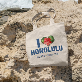 Bolsa Tote Adoro Honolulu Cute Hawaii Hibiscus Flower