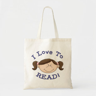 Bolsa Tote Adoro Ler Menina