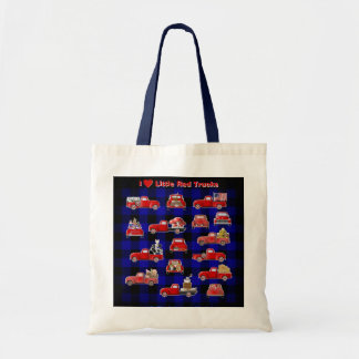 Bolsa Tote Adoro Pequenos Caminhões Vermelhos