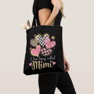 Bolsa Tote Adoro ser chamada de Mimi Avó Dia da Mãe