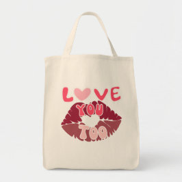 Bolsa Tote ADORO-te presentes personalizados para o Grande Di