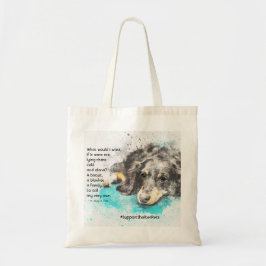 Bolsa Tote Adotar Um Prateleira - Dachshund