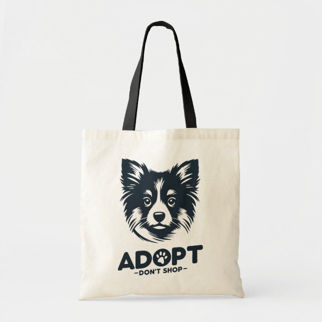 Bolsa Tote Adote não compre 3 (Frente)