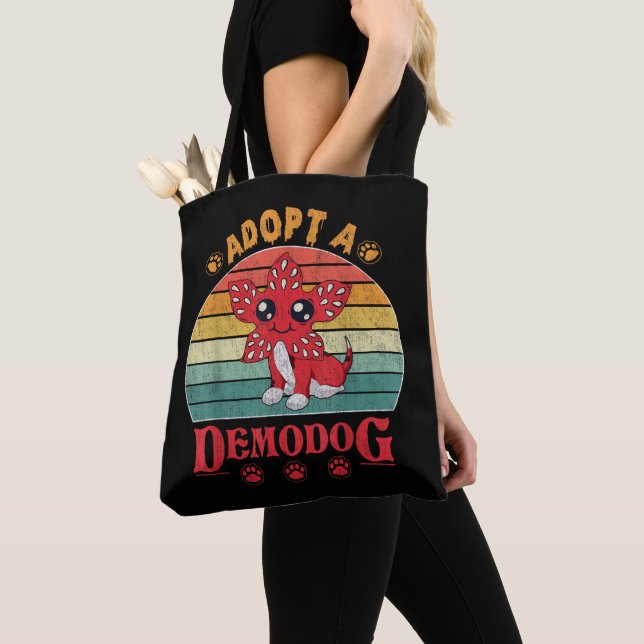 Bolsa Tote Adote um presente engraçado para amantes de cães d (Close Up)
