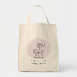 Bolsa Tote Adult Humor Hung Sagittarius Centaur