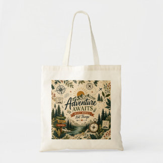Bolsa Tote Adventure Awaits Vintage Nature Crossbody Bag | Ru