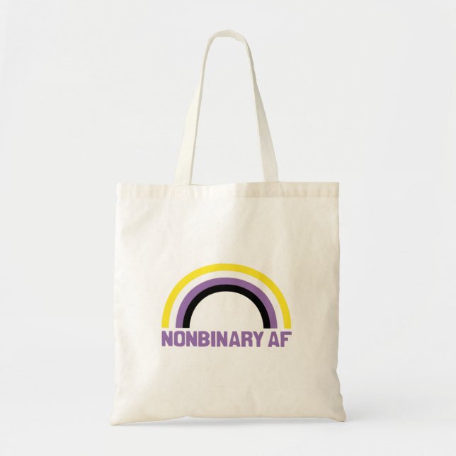 Bolsa Tote AF não binário (Frente)