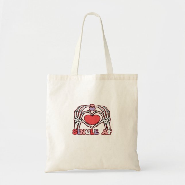 Bolsa Tote Af Skeleton Hands Dia de os namorados Classic (Frente)