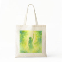 Afirmação Positiva, aspas inspiradoras Tote bag