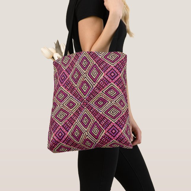 Bolsa Tote African Boho | Lama inspirada (Close Up)