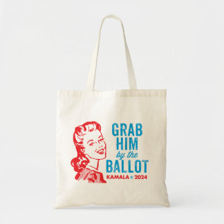 Bolsa Tote Agarra-o no escrutínio - Kamala Harris Tote Bag