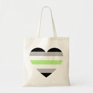 Bolsa Tote Agender Pride - Coração