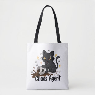 Bolsa Tote Agente do Caos Gato Preto