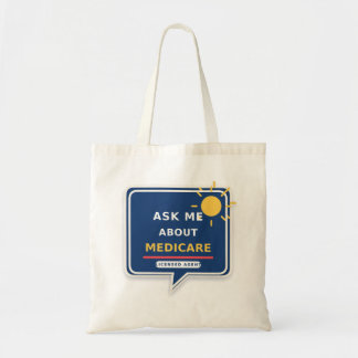 Bolsa Tote Agente Licenciado Pergunte-me sobre o M
