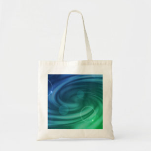 Bolsa Tote Agitação De Cor Azul Suave E Verde