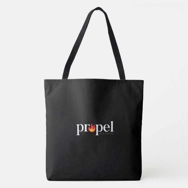 Bolsa Tote Agitações da bebida. Obtenha saudável. Faça o (Frente)