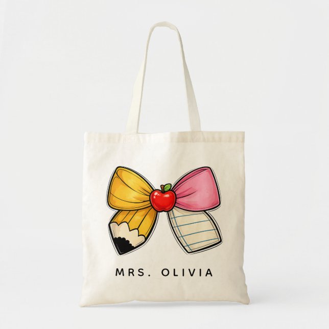 Bolsa Tote Agradecimento Personalizado para Professores | Pro (Frente)