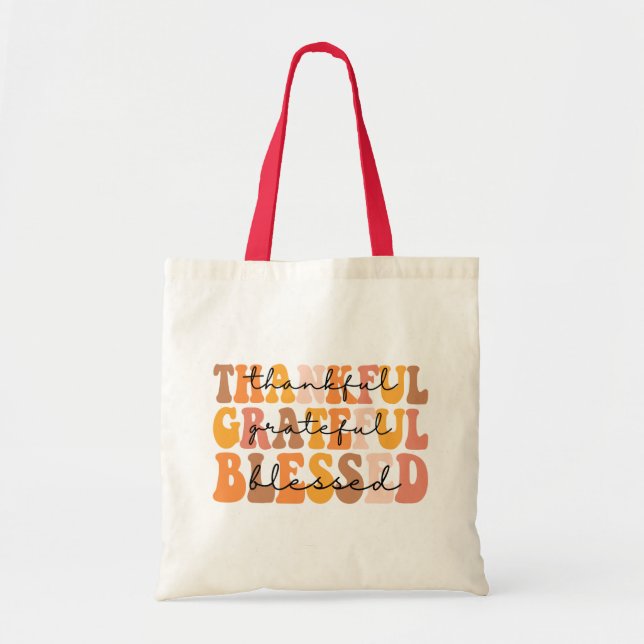 Bolsa Tote Agradeço a sua benção (Frente)