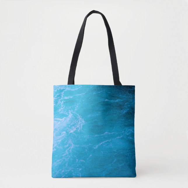 Bolsa Tote Água azul clara (Frente)