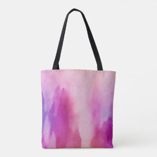 Bolsa Tote Água Colorida Rosa e Roxa Espaço Positivo