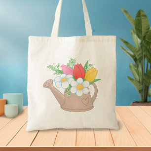 Bolsa Tote Água com Flores