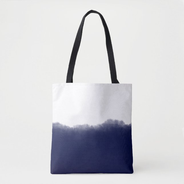 Bolsa Tote Água-forte Azul Escuro (Frente)