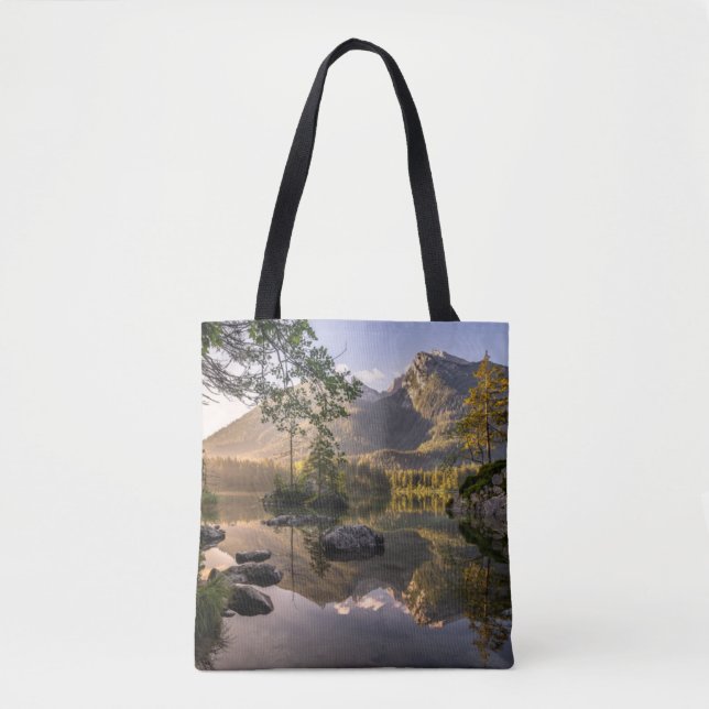 Bolsa Tote Água | Lago Hintersee Berchtesgaden Alemanha (Frente)