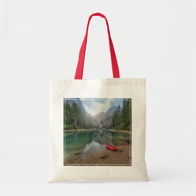 Bolsa Tote Água | Lago South Tyrol, Itália (Frente)