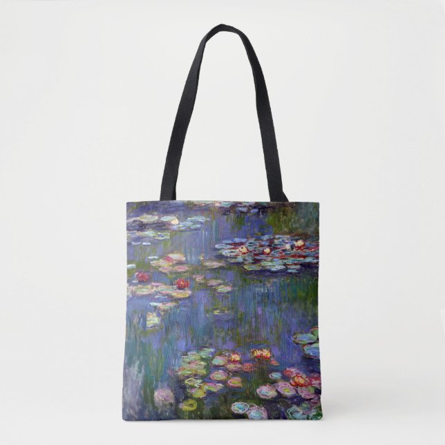 Bolsa Tote Água Lily Pond, Monet (Frente)