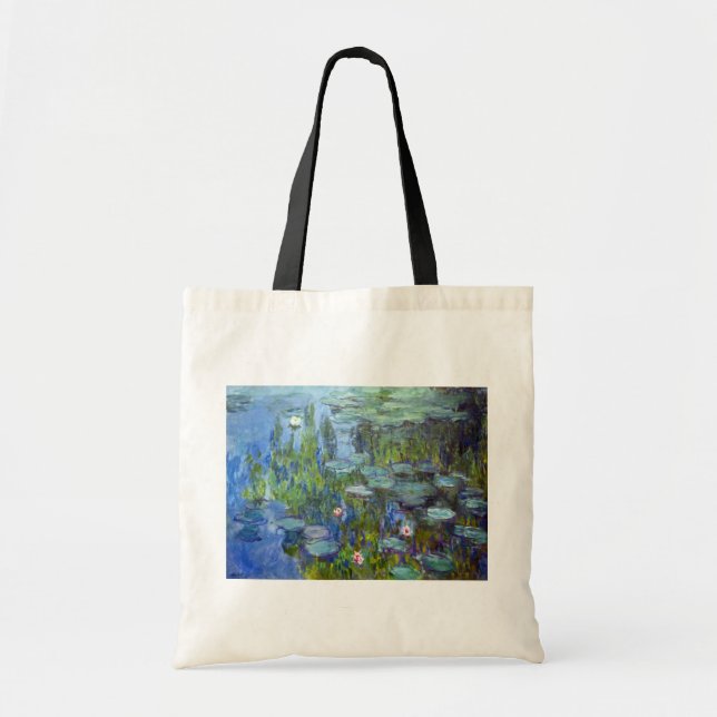 Bolsa Tote Água Lily Pond, Monet (Frente)