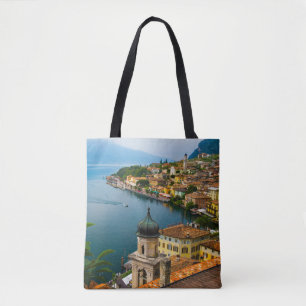 Bolsa Tote Água San Benedetto Church Lake Garda, Itália