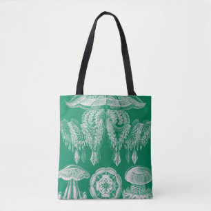 Bolsa Tote Água-viva, Discomedusae por Ernst Haeckel