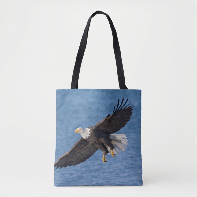 Bolsa Tote Águia americana em voo (Frente)