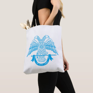 Bolsa Tote Águia com duas cabeças como símbolo Masônico