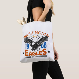 Bolsa Tote Águia de Washington 1988 Vintage Eagle