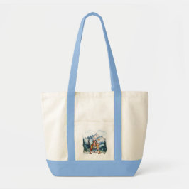 Bolsa Tote Ainda tem o jeito! Senhora hippie boho subindo mon