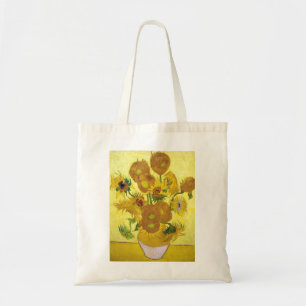 Bolsa Tote Ainda vida - vaso com quinze girassóis Van Gogh