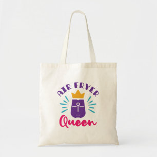 Bolsa Tote Air Fryer Queen Cook Cozinhar Chef Mulheres Menina