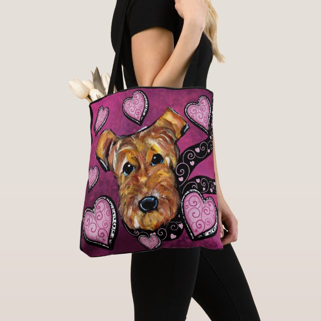 BOLSA TOTE AIREDALE TERRIER (Close Up)