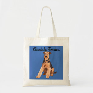 Bolsa Tote Airedale Terrier ilustrou a sacola