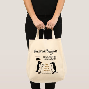 Bolsa Tote Ajuda sobre pinguins de macarrão por RoseWrite Tot