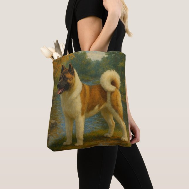 Bolsa Tote Akita (Close Up)