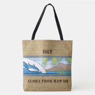 Bolsa Tote Ala MoanaBolsa de praia Monograma Havaiana