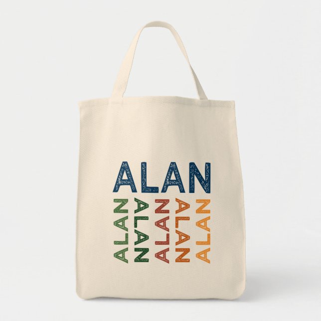 Bolsa Tote Alan Cute Colorful (Frente)